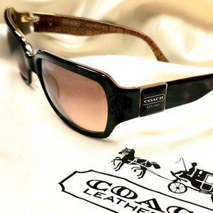 COACH Signature Delphine Tortoise sunglasses